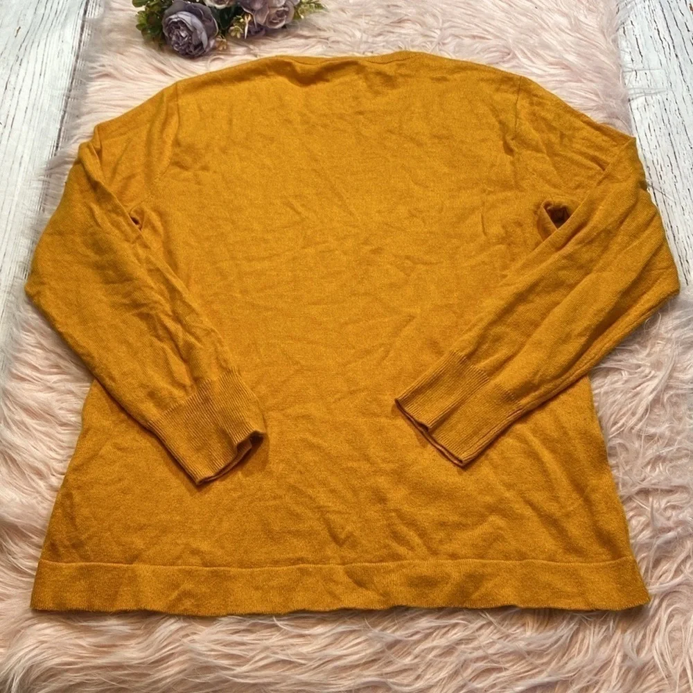 J. Crew Cotton Men's Rustic Yellow Crewneck Sweater